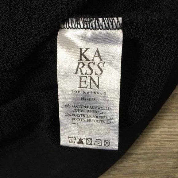 Zoe Karssen Black Pullover Sweater "Call Me" Med - Picture 5 of 7